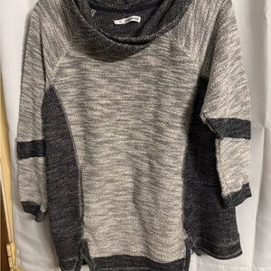 Maurices Two-Tone Cowl Neck Sweater
